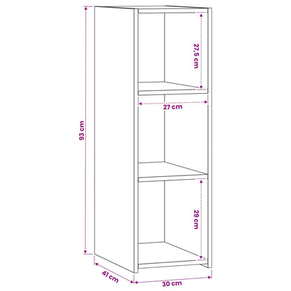 Sideboard Artisan-Eiche 30 x 41 x 93 cm Holzwerkstoff