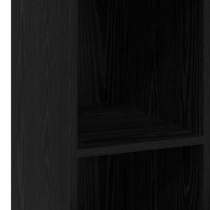 Sideboard Schwarz Eichen-Optik 30 x 41 x 93 cm Holzwerkstoff