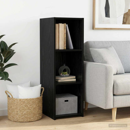 Sideboard Schwarz Eichen-Optik 30 x 41 x 93 cm Holzwerkstoff