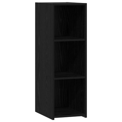 Sideboard Schwarz Eichen-Optik 30 x 41 x 93 cm Holzwerkstoff