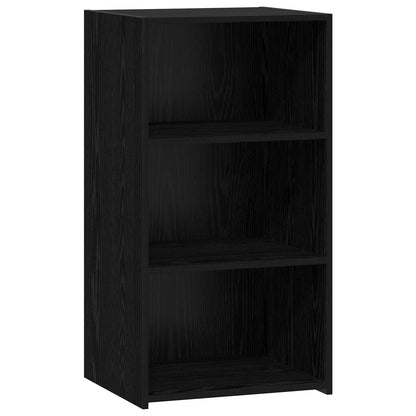 Sideboard Schwarz Eichen-Optik 50 x 41 x 93 cm Holzwerkstoff