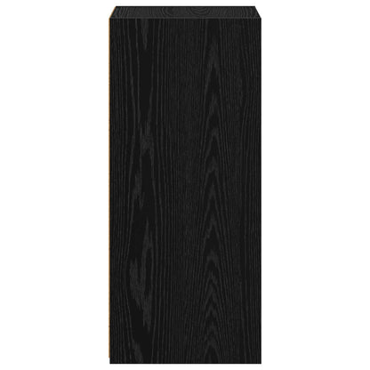 Sideboard Schwarz Eichen-Optik 50 x 41 x 93 cm Holzwerkstoff