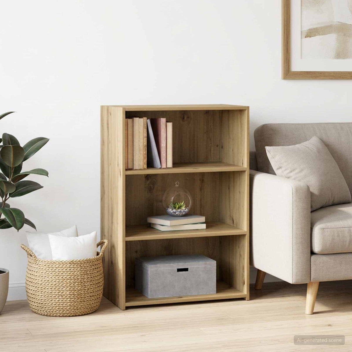 Sideboard Artisan-Eiche 70 x 41 x 93 cm Holzwerkstoff