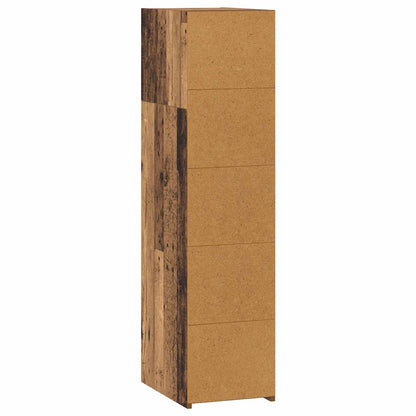 Highboard Altholz 30 x 41 x 124 cm Holzwerkstoff