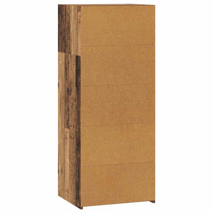 Highboard Altholz 50 x 41 x 124 cm Holzwerkstoff