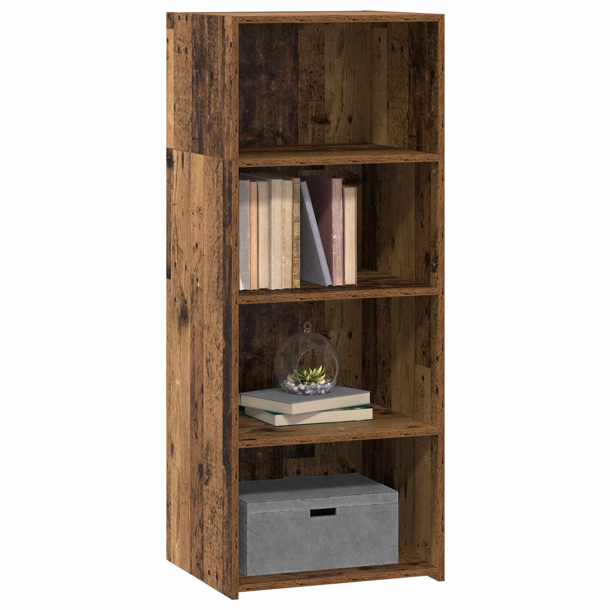 Highboard Altholz 50 x 41 x 124 cm Holzwerkstoff