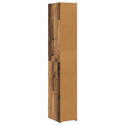 Highboard Altholz 30 x 41 x 185 cm Holzwerkstoff