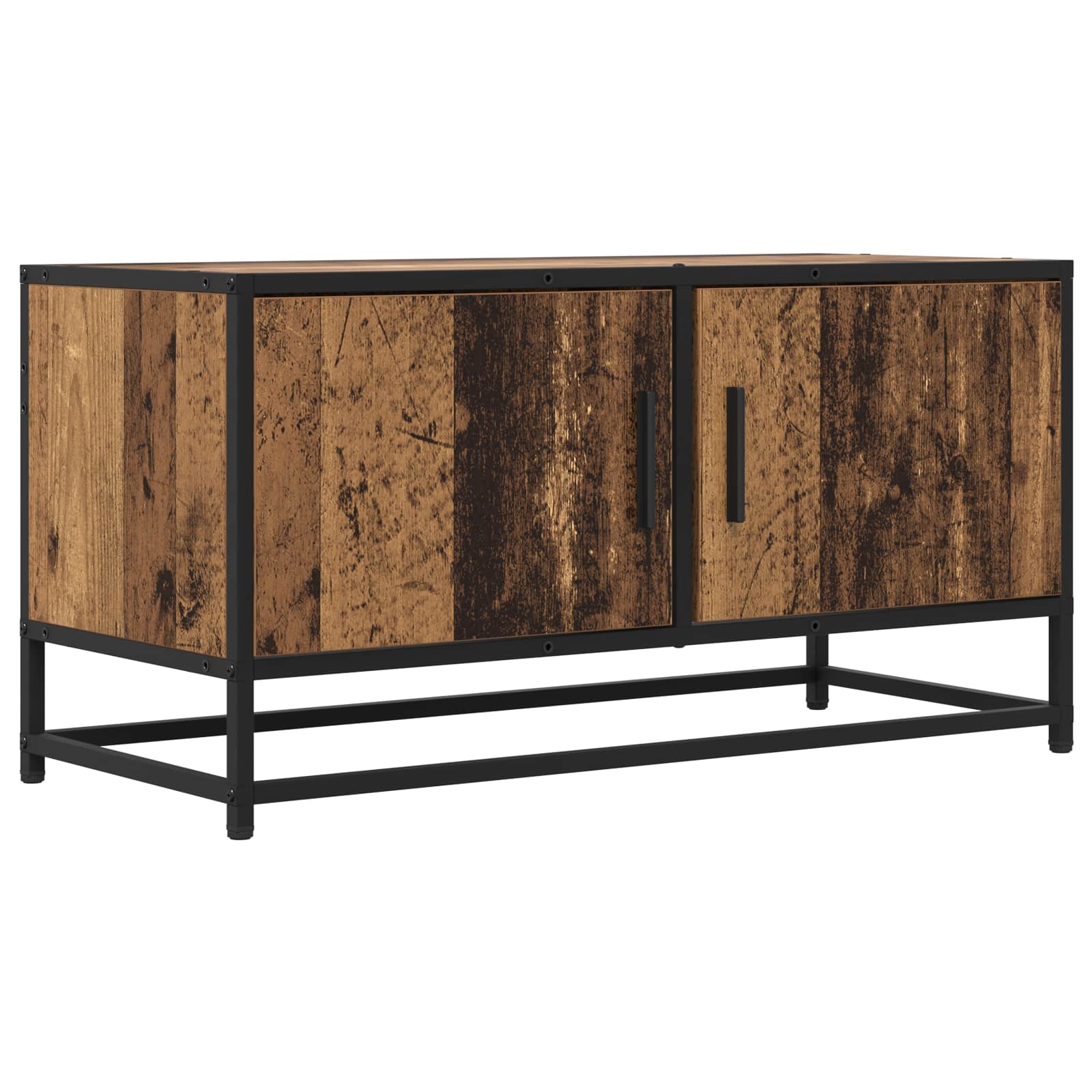 TV-Schränk 80 x 34,5 x 40 cm Altholz Holzwerkstoff