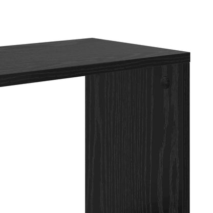 Bücherregal Schwarz Eichen-Optik 80,5 x 23,5 x 162,5 cm PB