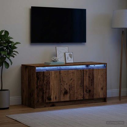 TV-Schränk 100 x 34 x 50 cm Altholz Holzwerkstoff