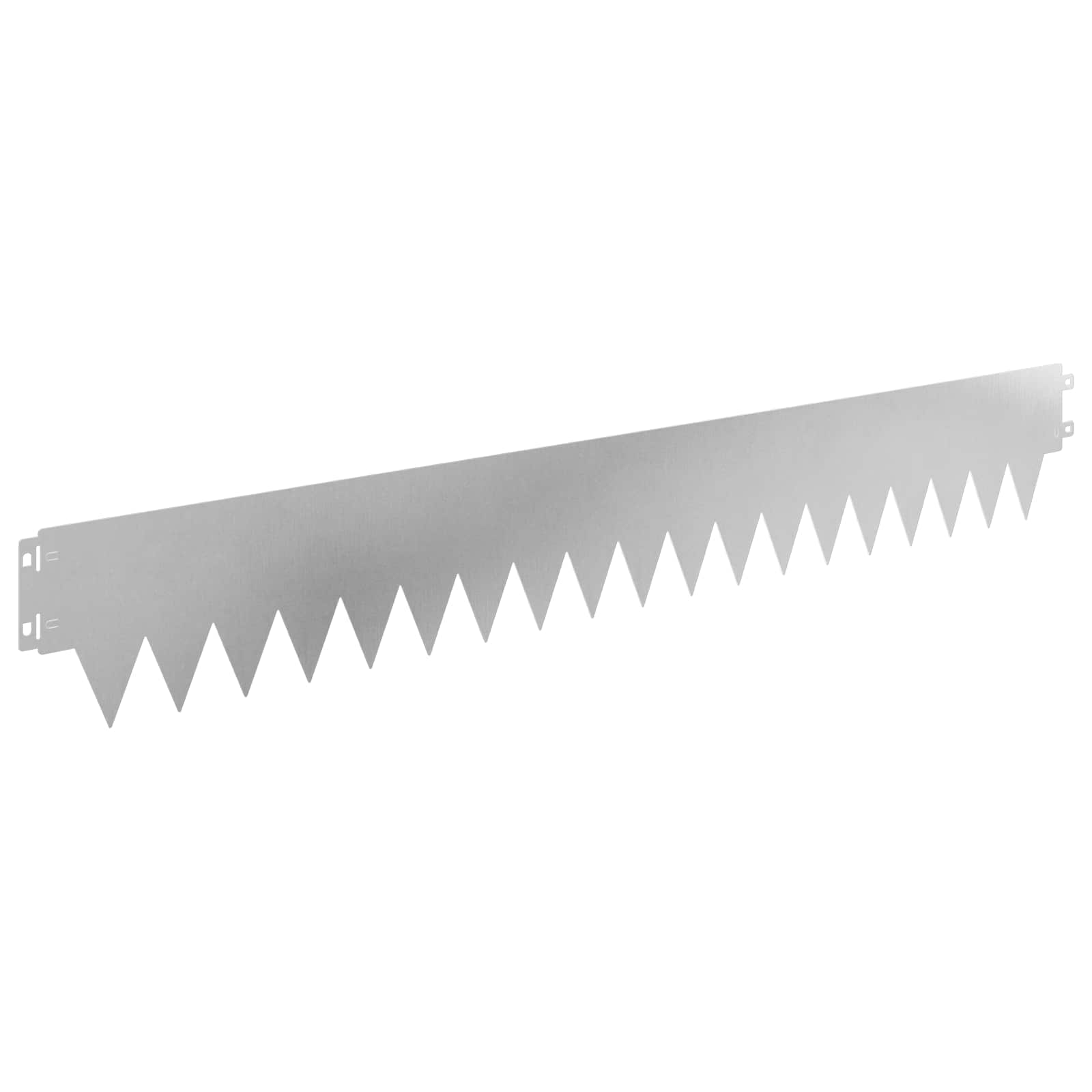 Rasenkante 20 stk. 103 x 15 cm Stahl Silber