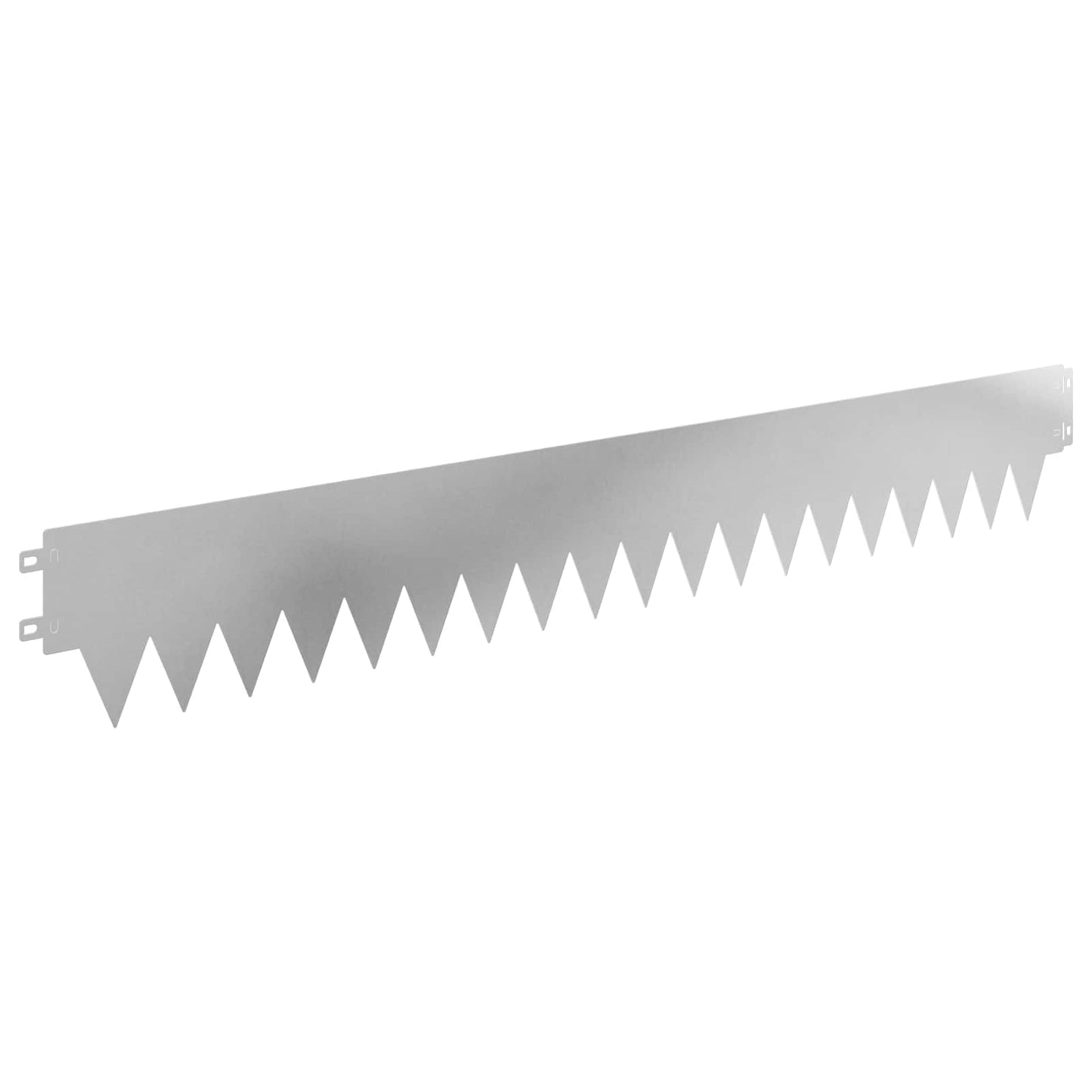 Rasenkante 20 stk. 103 x 15 cm Stahl Silber