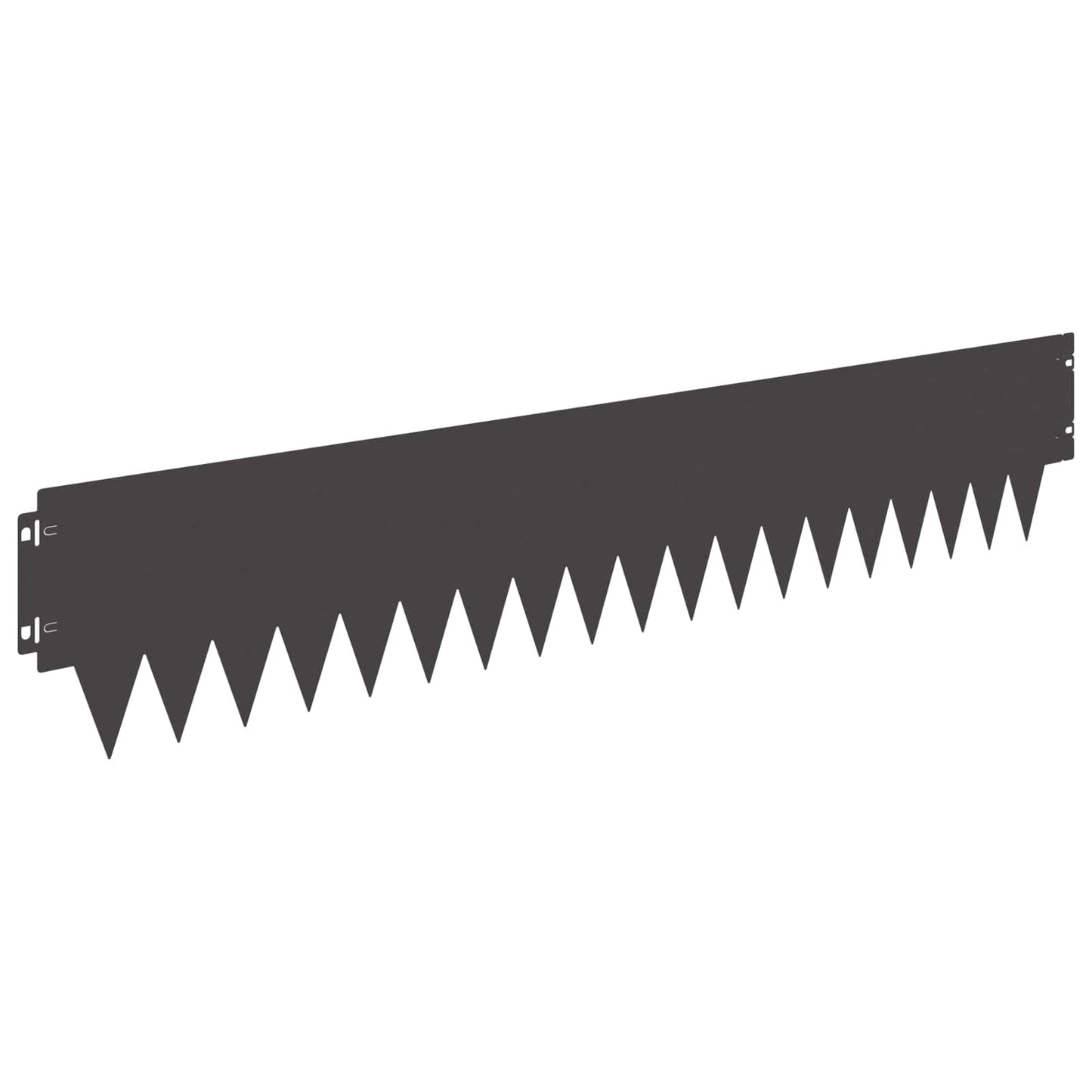 Rasenkante 20 stk. 103 x 20 cm Stahl Schwarz