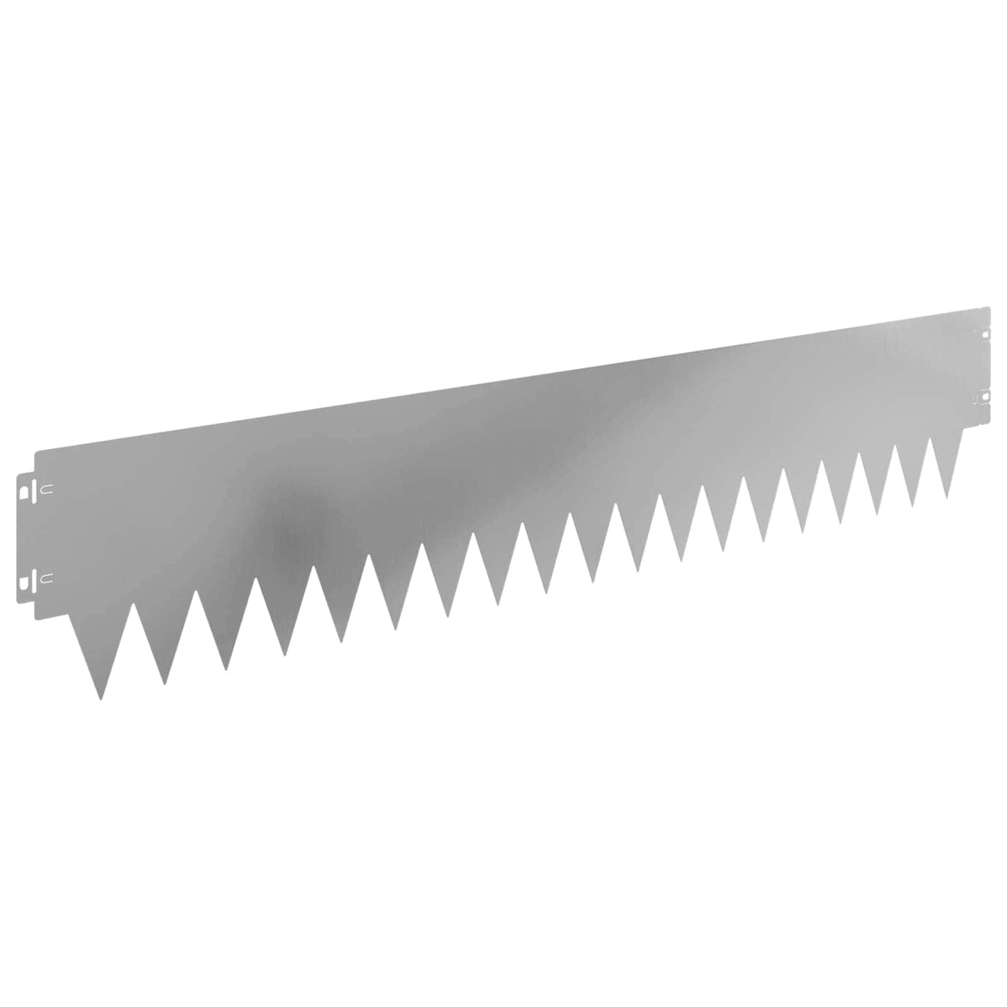 Rasenkante 20 stk. 103 x 20 cm Stahl Silber