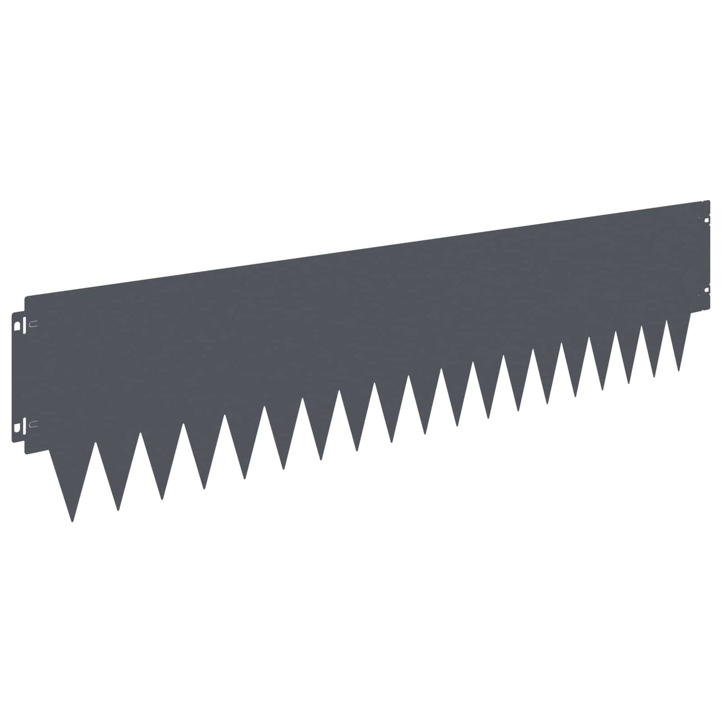 Rasenkante 20 stk. 103 x 25 cm Stahl Anthrazit