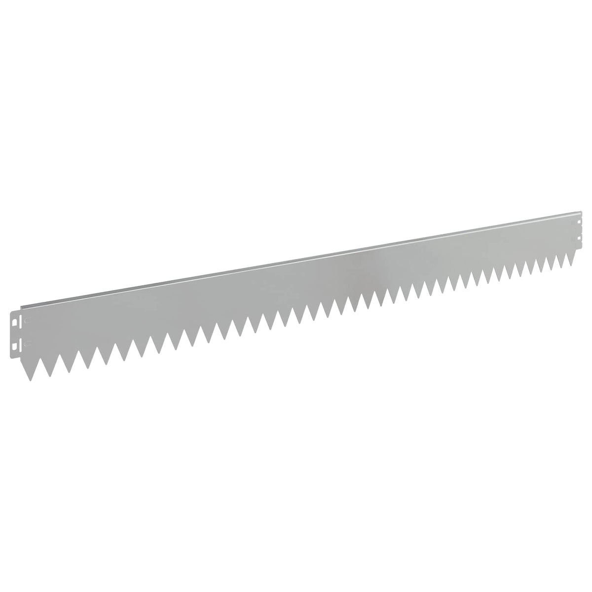 Rasenkante 30 stk. 103 x 10 cm Stahl Silber
