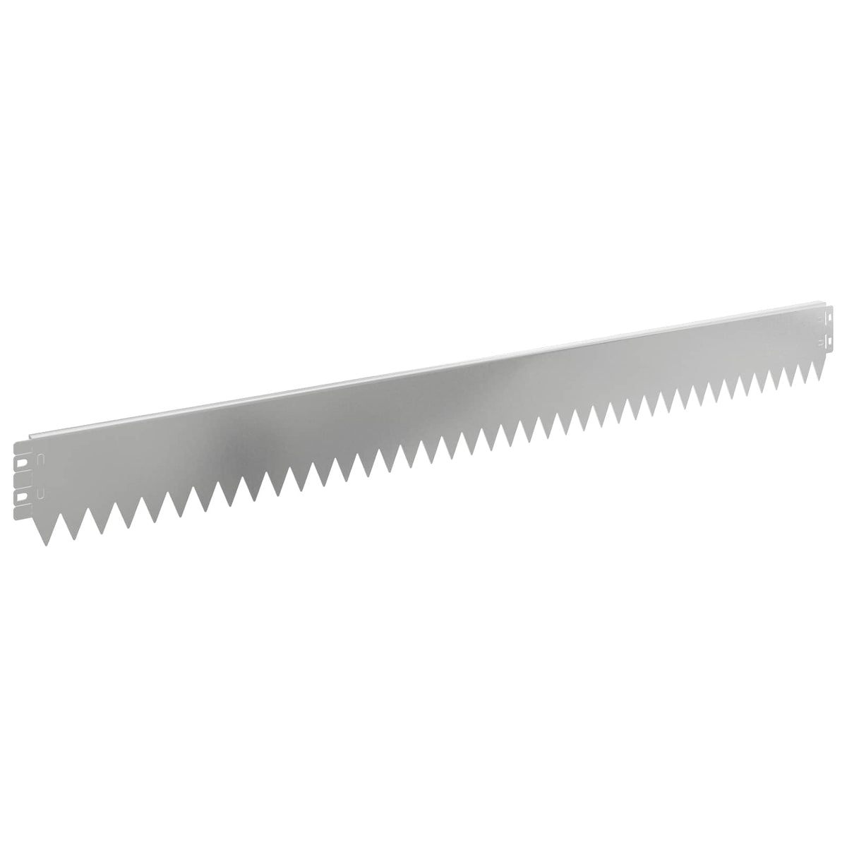 Rasenkante 50 stk. 103 x 10 cm Stahl Silber