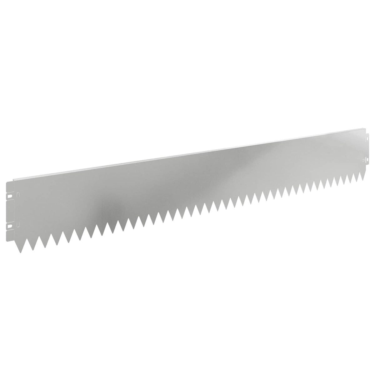 Rasenkante 30 stk. 103 x 15 cm Stahl Silber