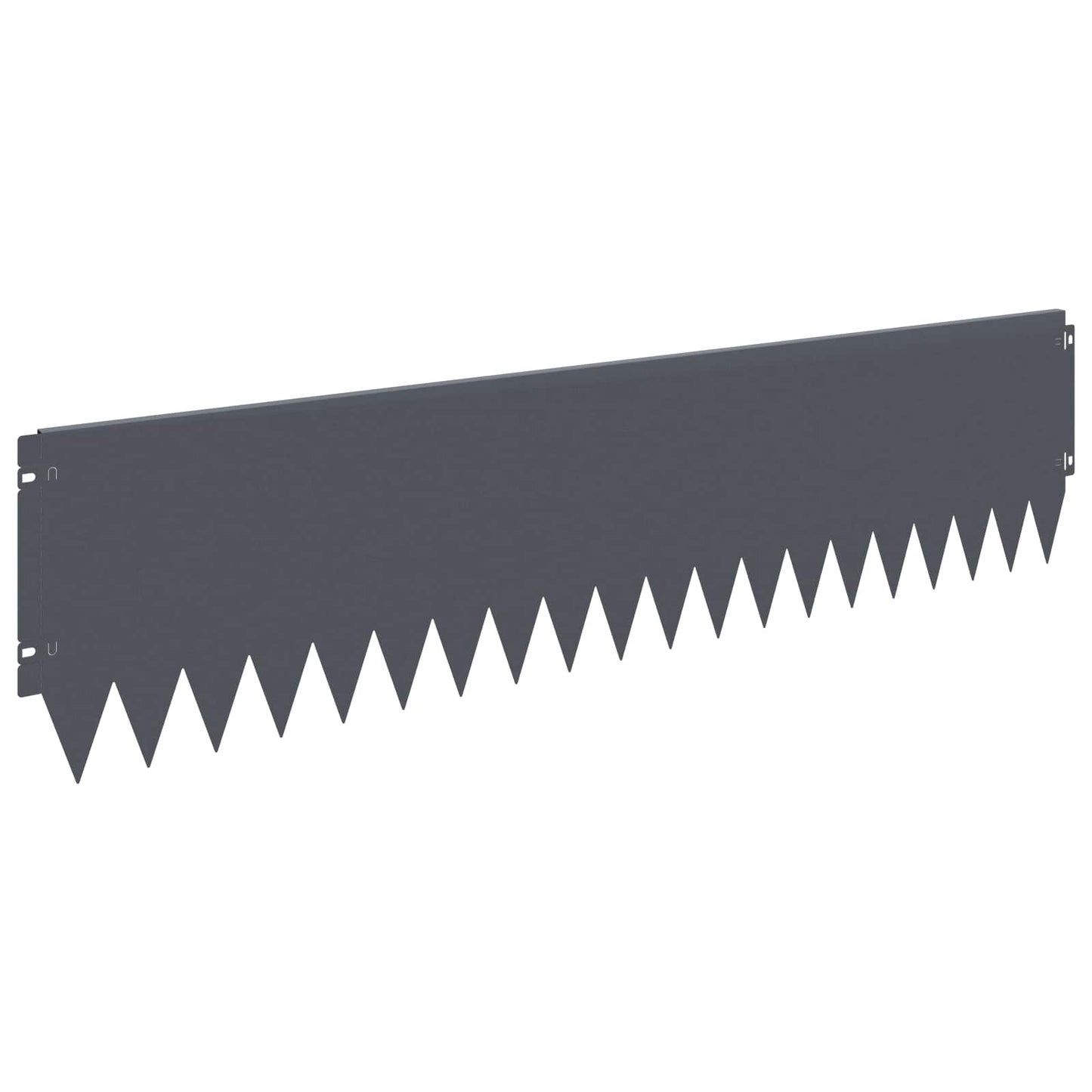Rasenkante 20 stk. 103 x 25 cm Stahl Anthrazit