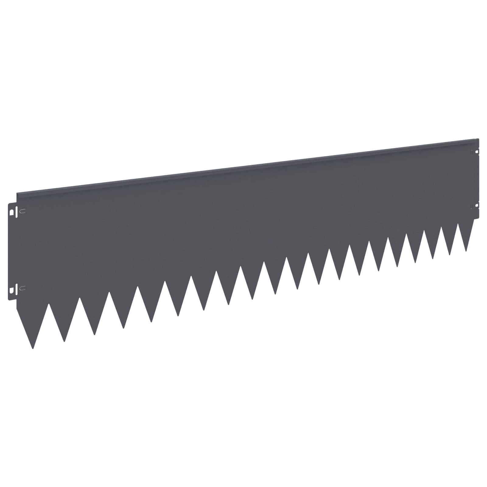 Rasenkante 20 stk. 103 x 25 cm Stahl Anthrazit