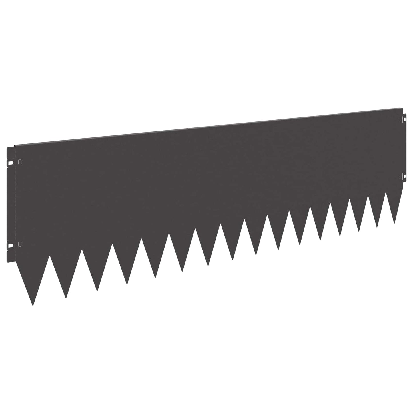 Rasenkante 20 stk. 103 x 30 cm Stahl Schwarz