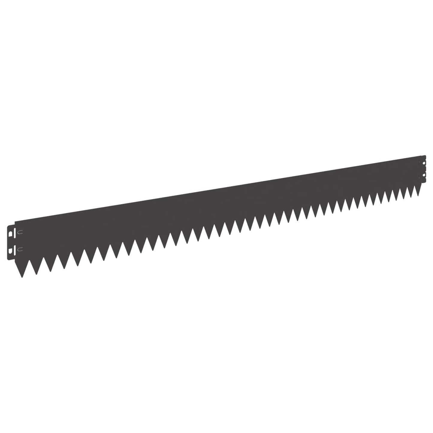 Rasenkante 20 stk. 103 x 10 cm Stahl Schwarz