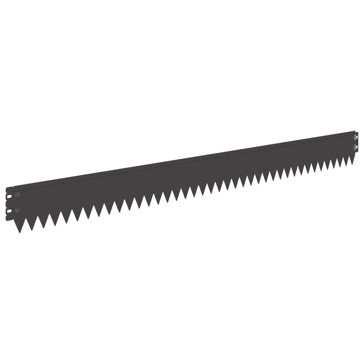 Rasenkante 20 stk. 103 x 10 cm Stahl Schwarz