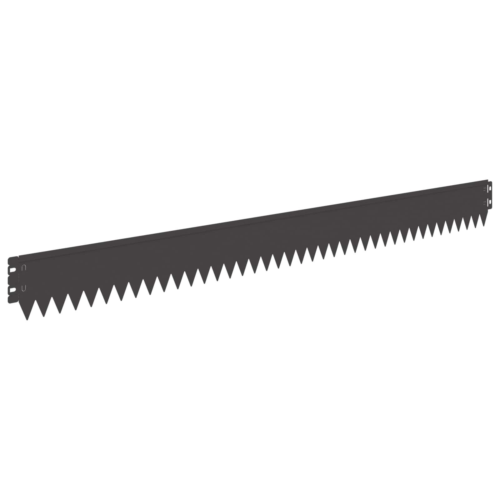 Rasenkante 30 stk. 103 x 10 cm Stahl Schwarz
