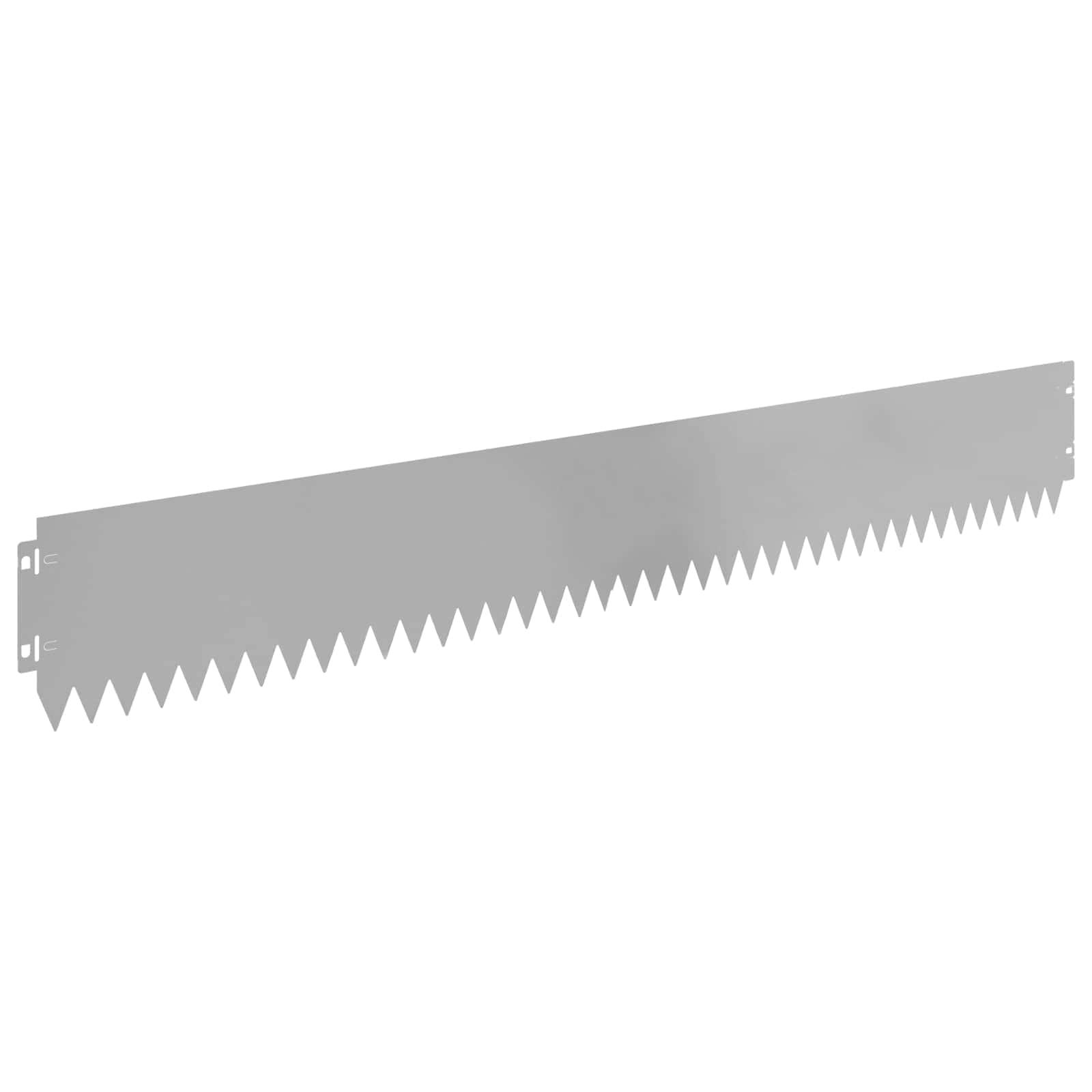 Rasenkante 10 stk. 103 x 15 cm Stahl Silber