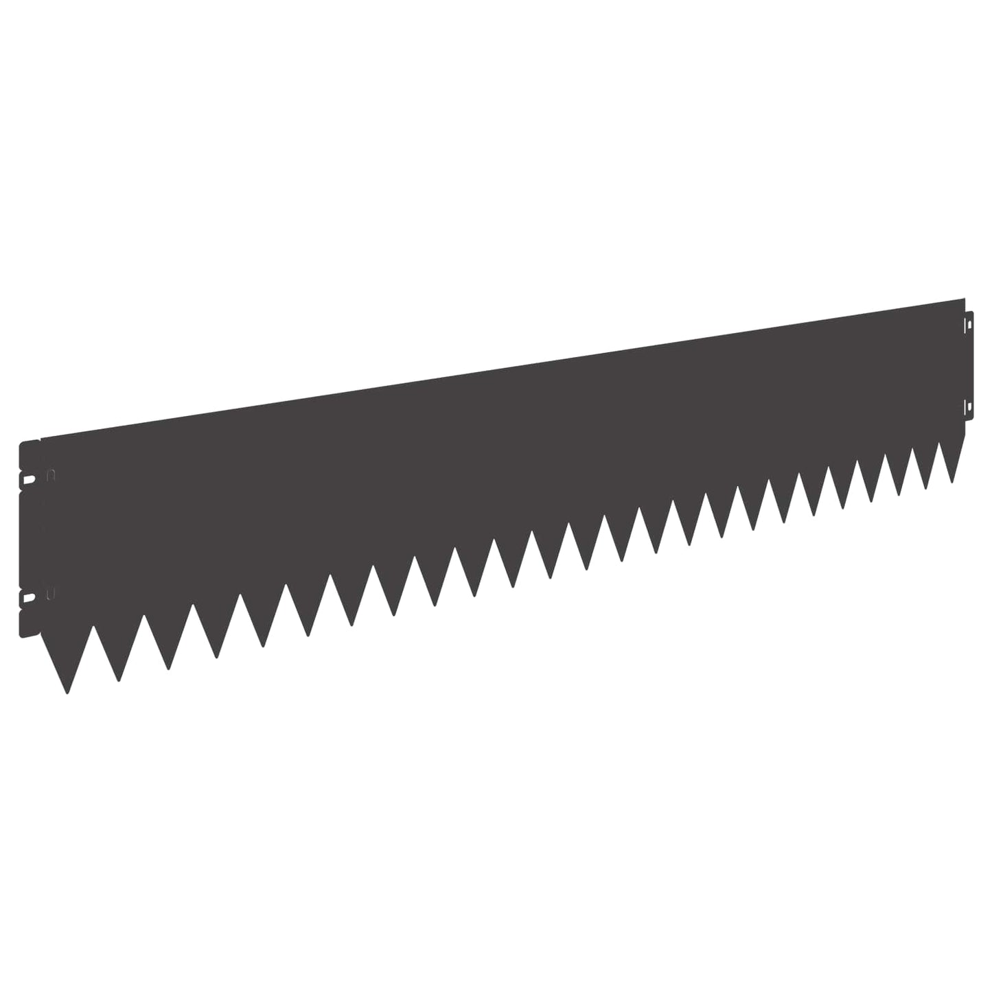 Rasenkante 20 stk. 103 x 20 cm Stahl Schwarz