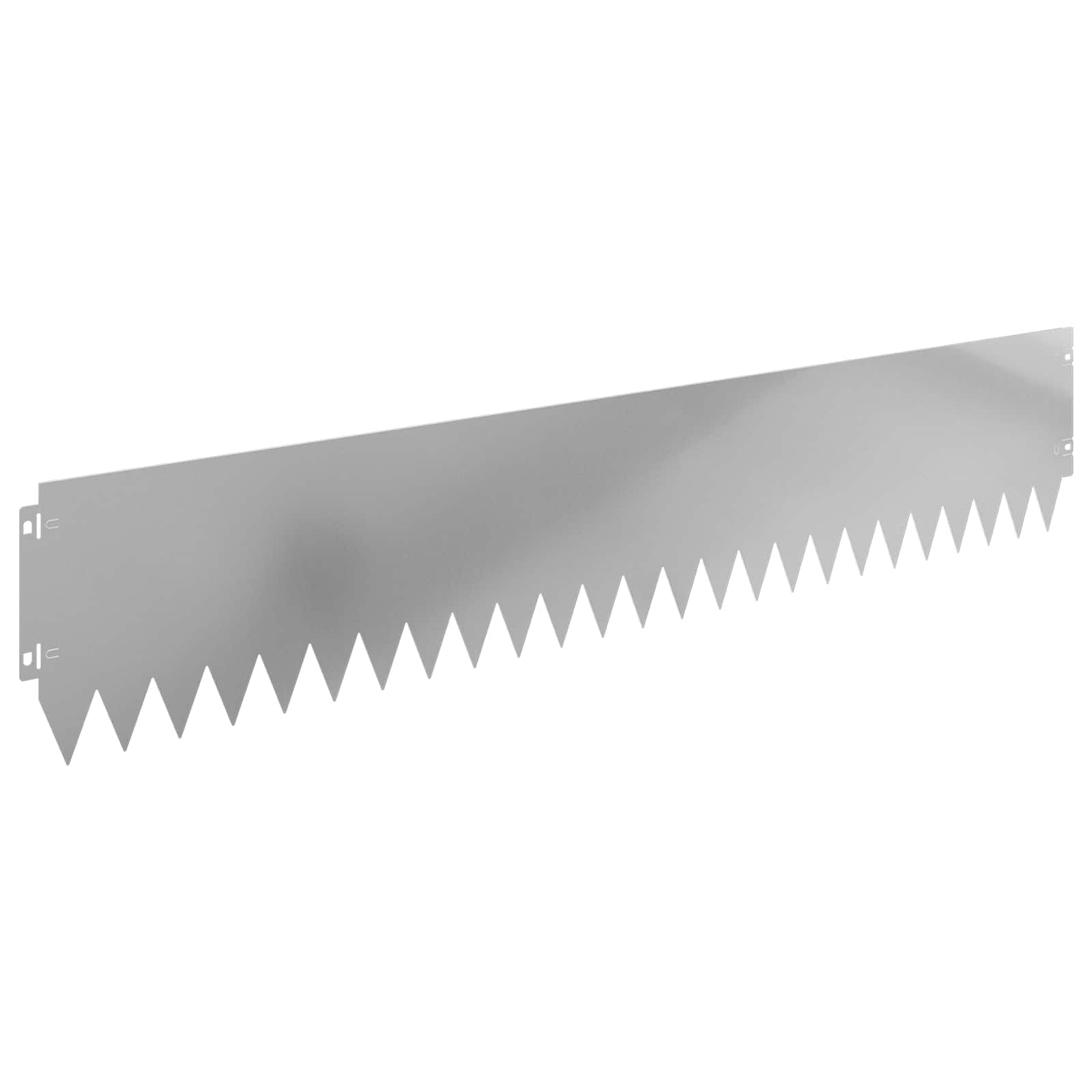 Rasenkante 20 stk. 103 x 20 cm Stahl Silber