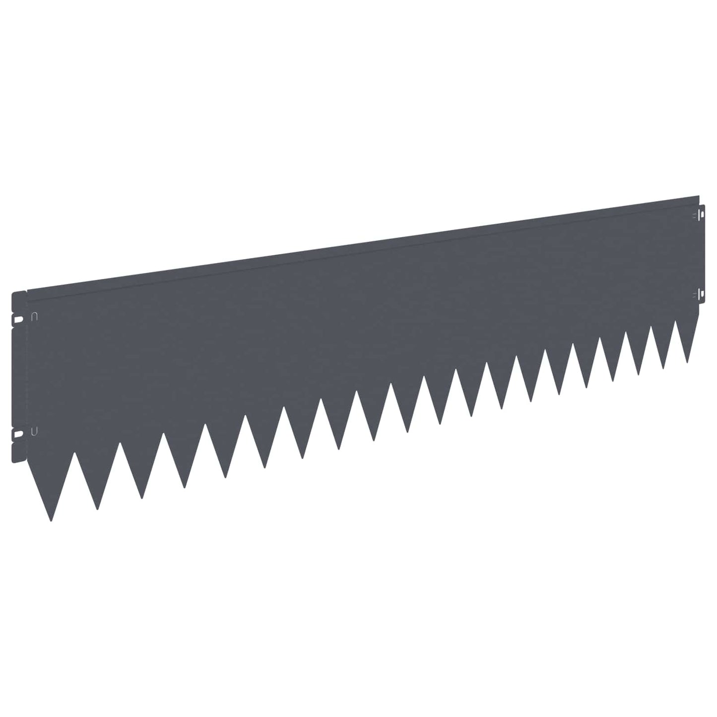 Rasenkante 20 stk. 103 x 25 cm Stahl Anthrazit