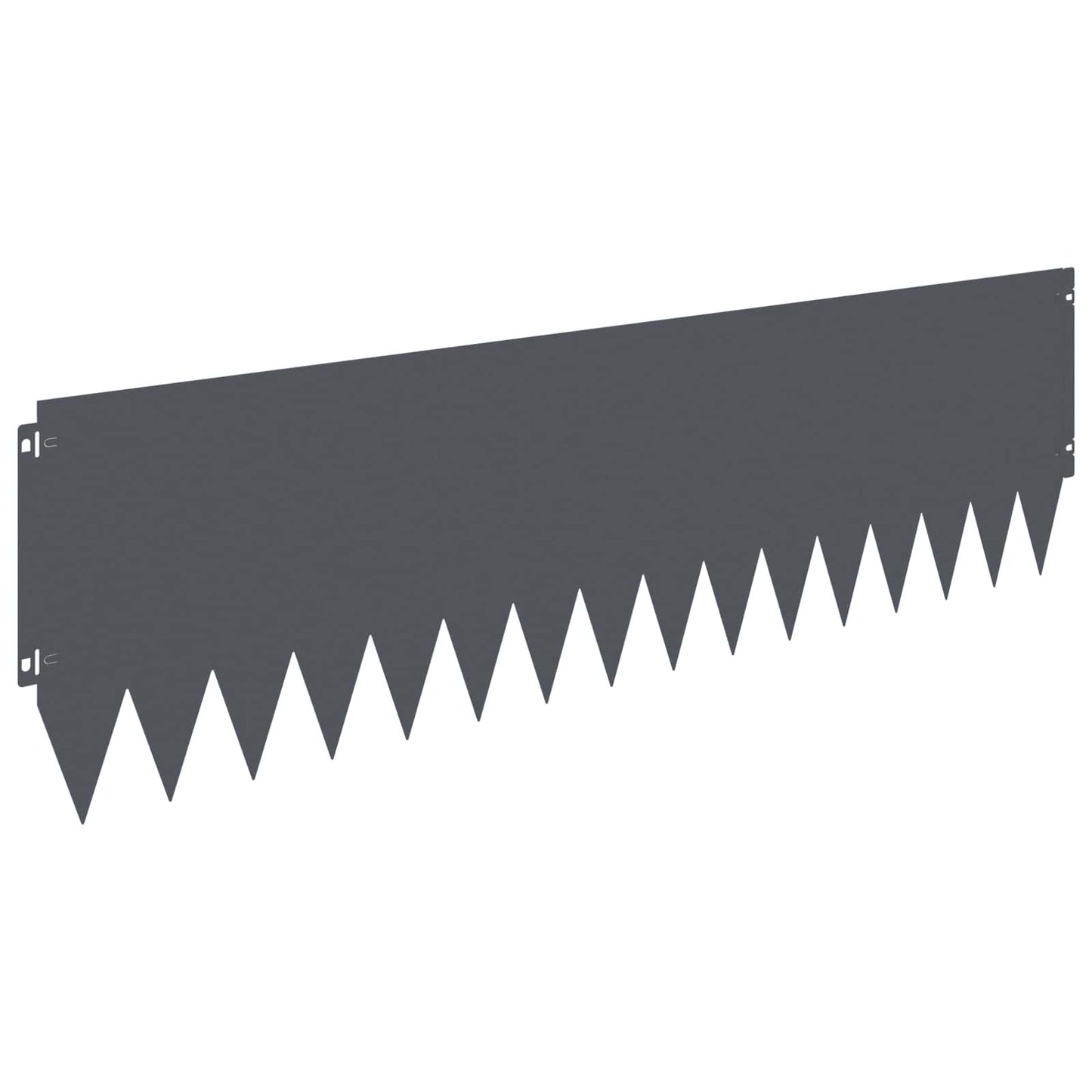 Rasenkante 20 stk. 103 x 30 cm Stahl Anthrazit