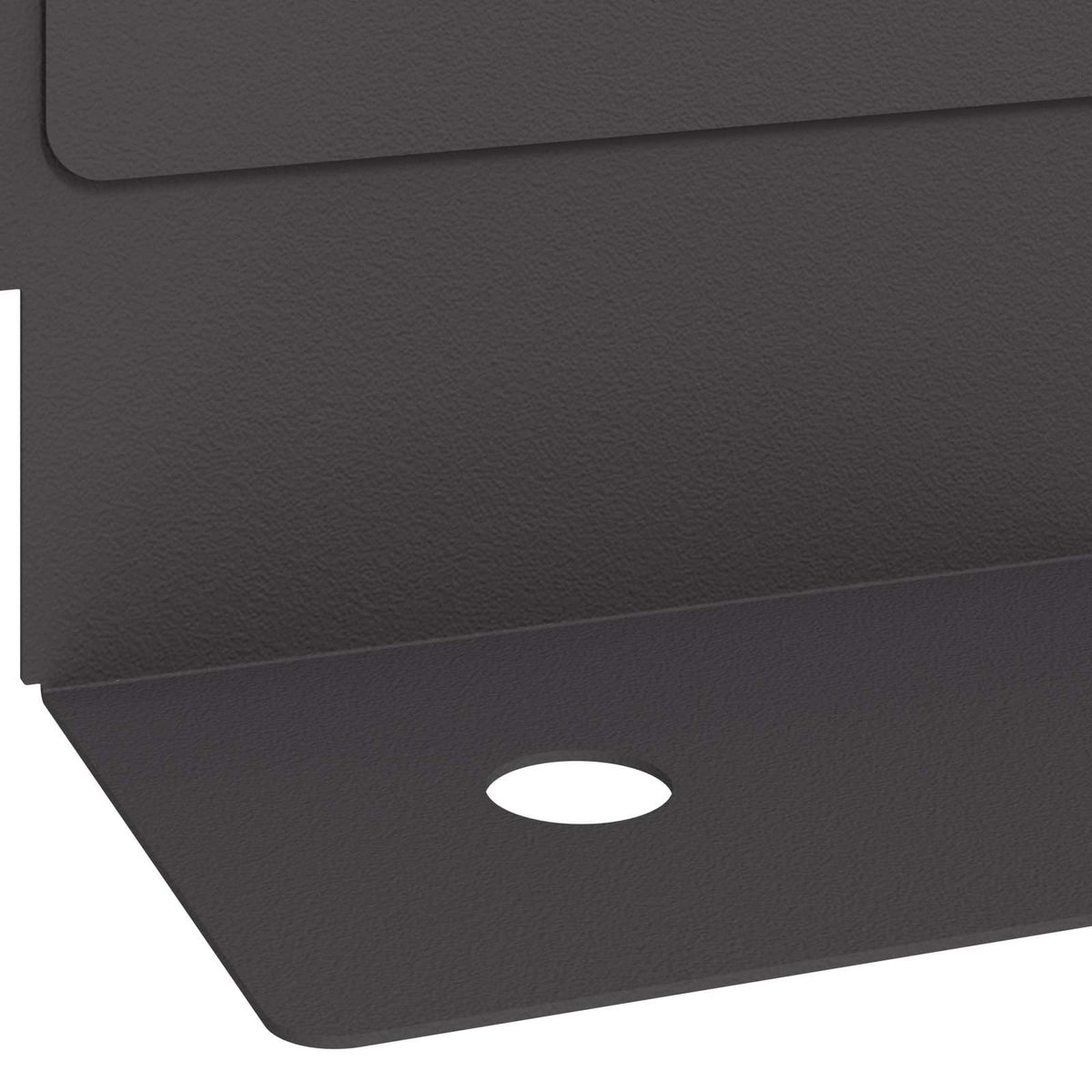 Raseneinfassung 10 stk. 102 x 4 x 4 cm Stahl Schwarz