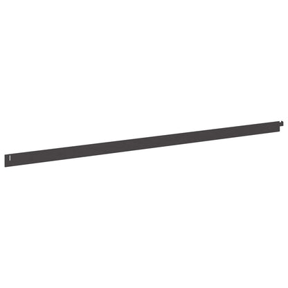 Raseneinfassung 10 stk. 102 x 4 x 4 cm Stahl Schwarz