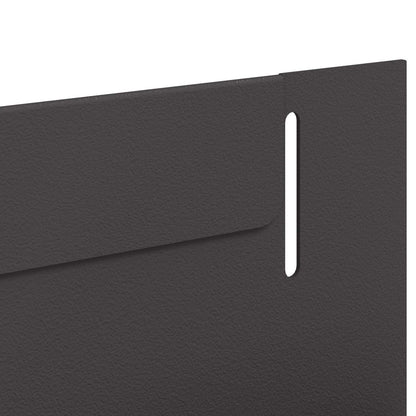 Raseneinfassung 20 stk. 102 x 4 x 4 cm Stahl Schwarz