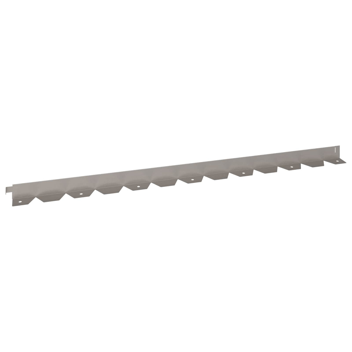 Raseneinfassung 20 stk. 102 x 4 x 4 cm Stahl Rostig