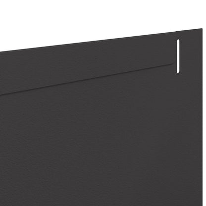Raseneinfassung 20 stk. 102 x 10 x 4 cm Stahl Schwarz