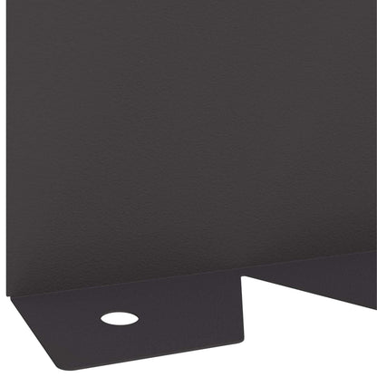 Raseneinfassung 20 stk. 102 x 10 x 4 cm Stahl Schwarz