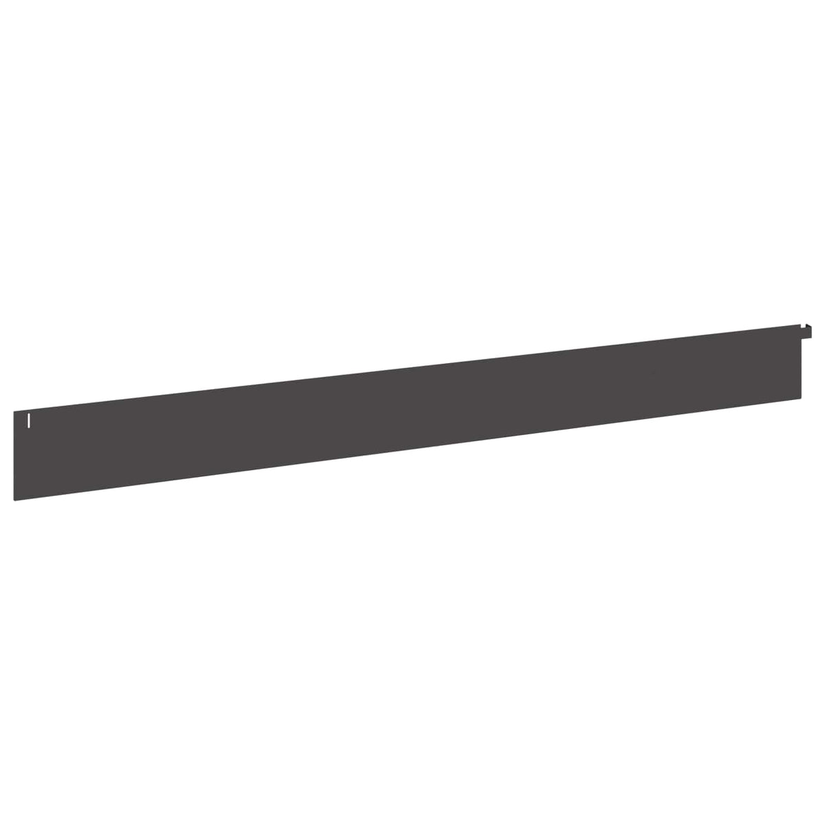 Raseneinfassung 20 stk. 102 x 10 x 4 cm Stahl Schwarz