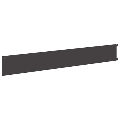 Raseneinfassung 10 stk. 102 x 15 x 4 cm Stahl Schwarz