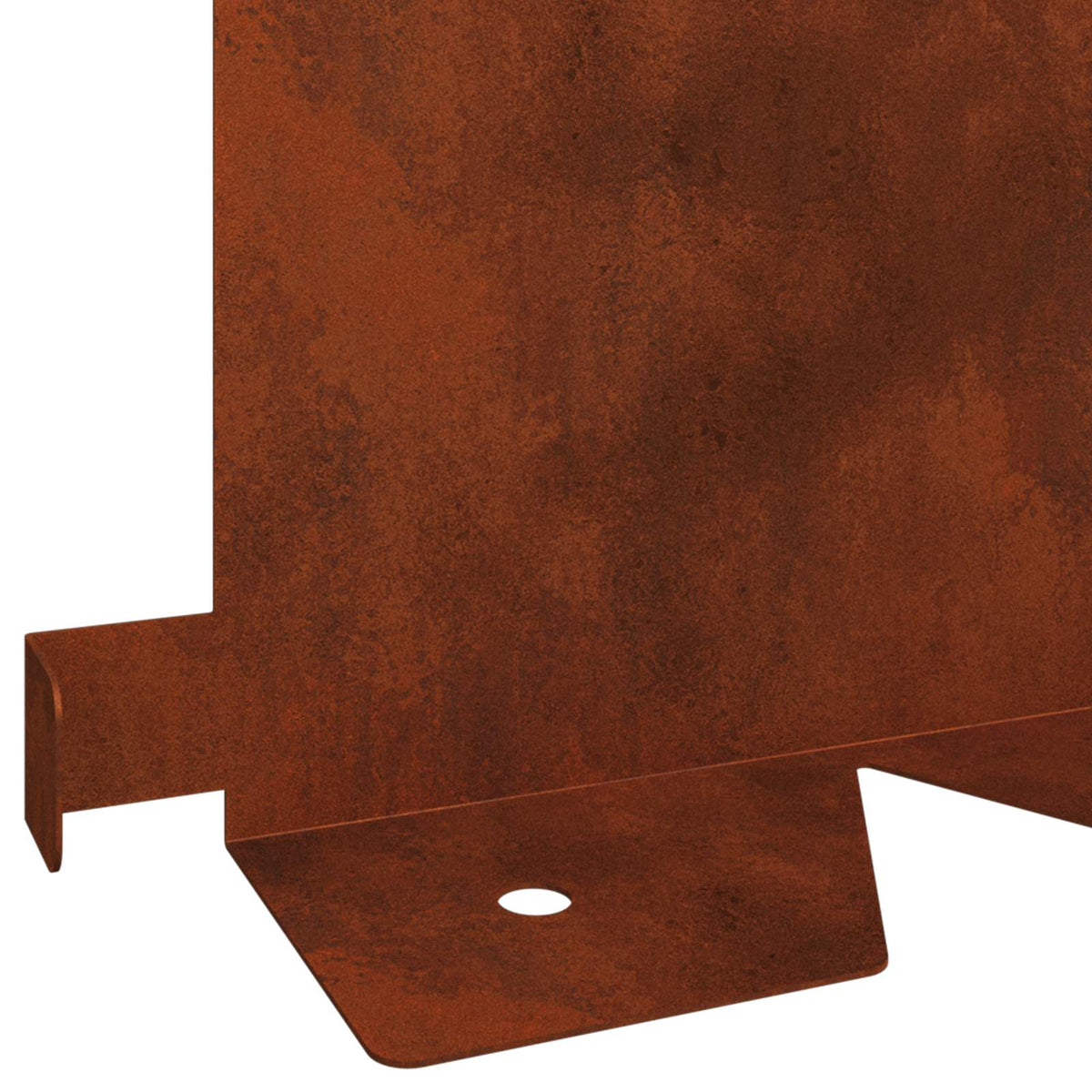 Raseneinfassung 10 stk. 102 x 15 x 4 cm Stahl Rostig