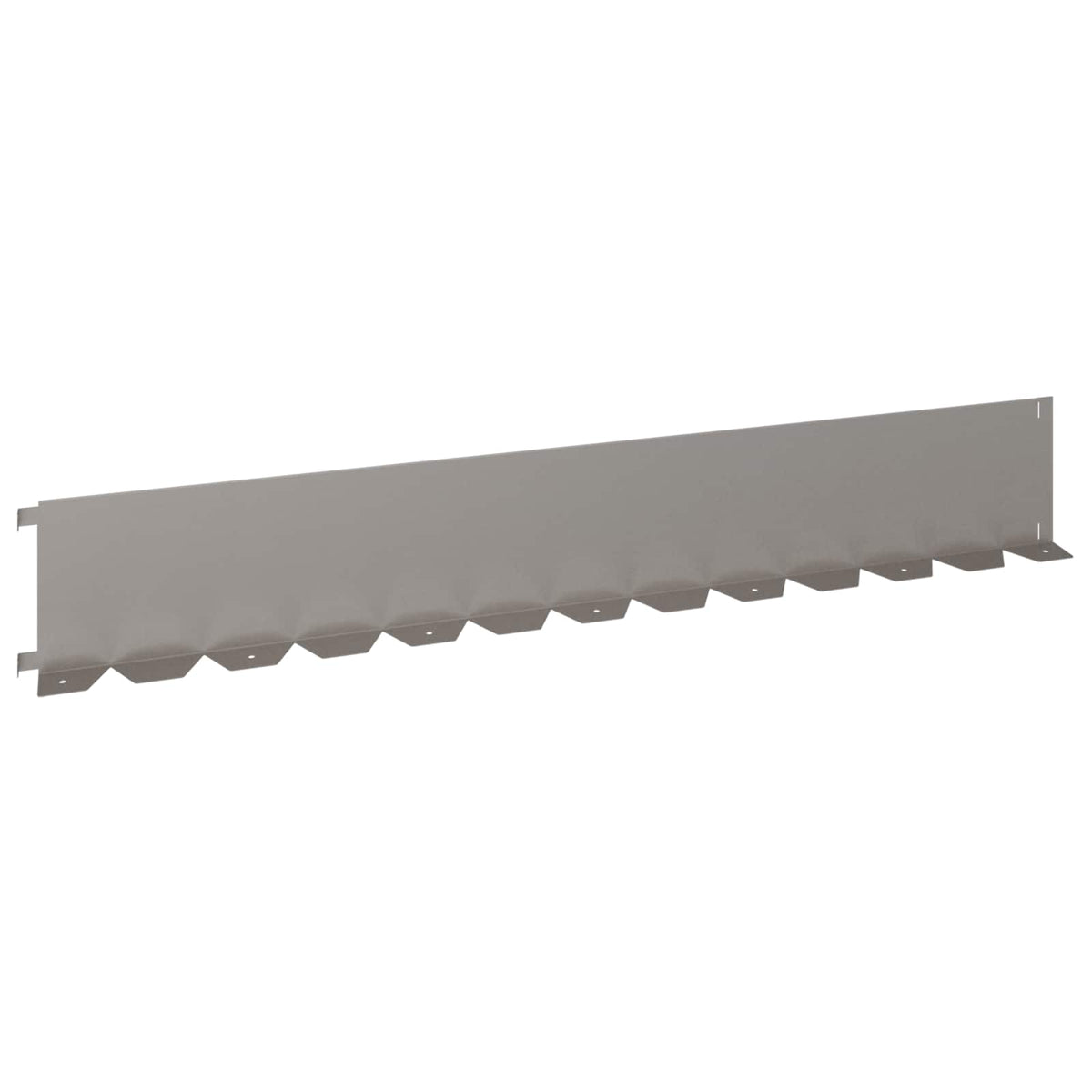 Raseneinfassung 10 stk. 102 x 15 x 4 cm Stahl Rostig