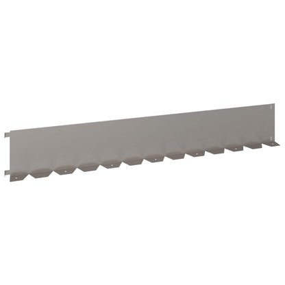 Raseneinfassung 10 stk. 102 x 15 x 4 cm Stahl Rostig