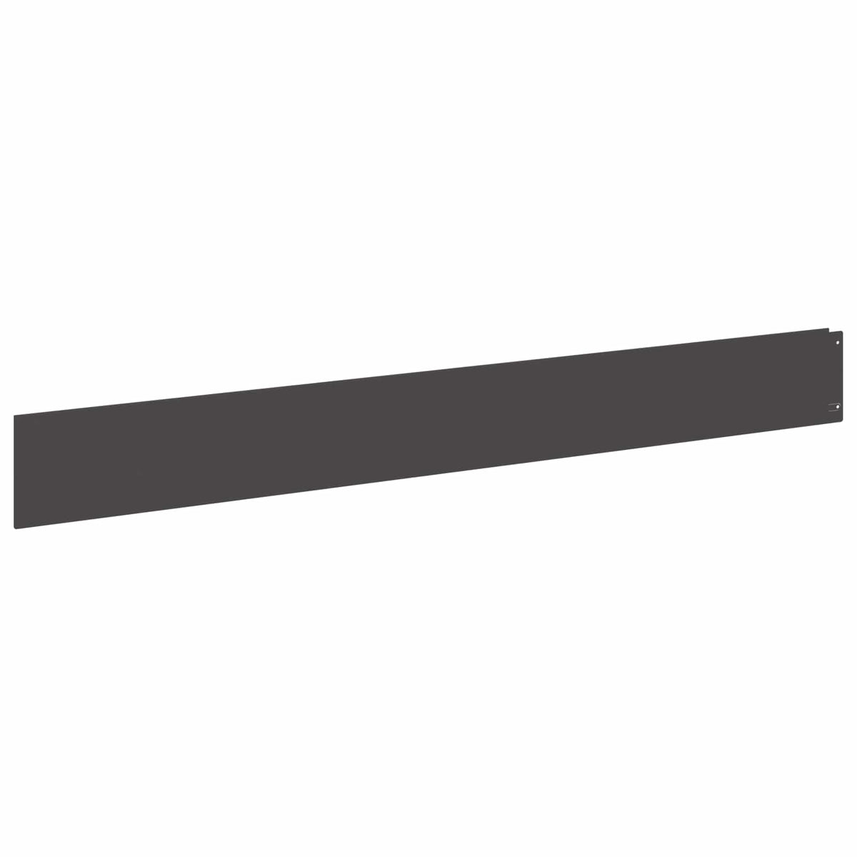Rasenkante 20 stk. 100 x 12 cm Stahl Schwarz