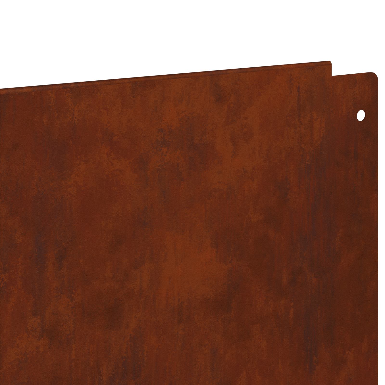 Rasenkante 20 stk. 100 x 12 cm Stahl Rostoptik