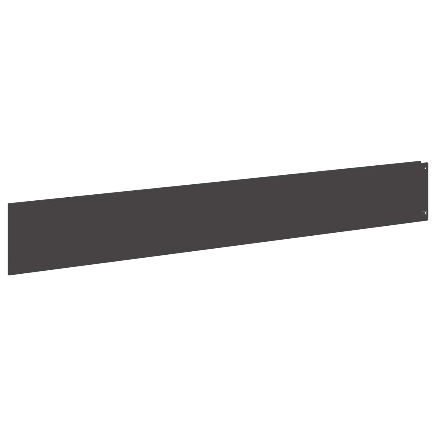 Rasenkante 20 stk. 100 x 15 cm Stahl Schwarz