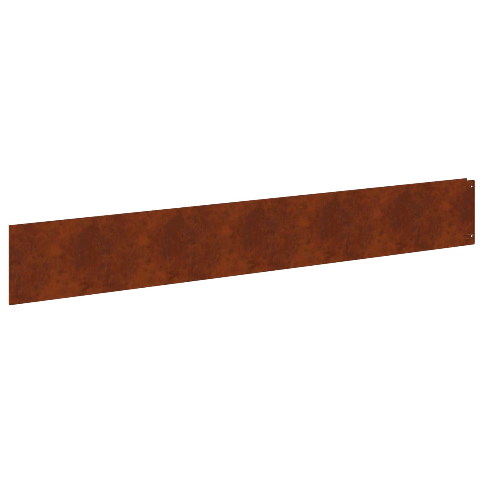 Rasenkante 20 stk. 100 x 15 cm Stahl Rostoptik