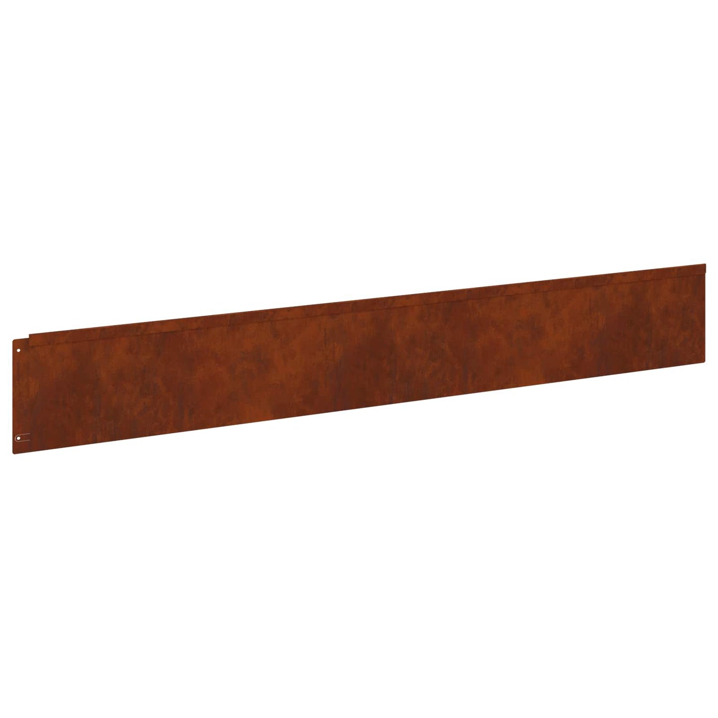 Rasenkante 20 stk. 100 x 15 cm Stahl Rostoptik