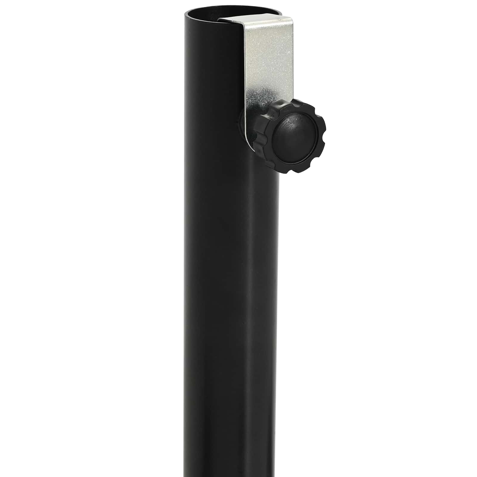 Halb Sonnenschirm Basisrahmen Schwarz Stahl for 32-38 mm Pole